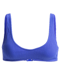 The Roxy Womens Aruba Bralette Bikini Top in Dazzling Blue