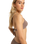 The Roxy Womens Lasca Bralette Tri Bikini Top in Deep Taupe