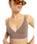 The Roxy Womens Lasca Tank Bikini Top in Deep Taupe