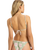 The Roxy Womens Hibiscus Daze Elongated Tri Bikini Top in Basil Party Waves
