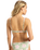 The Roxy Womens Hibiscus Daze Elongated Tri Bralette Bikini Top in Basil Party Waves