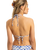 The Roxy Womens Artsy Tile Tiki Tri Bikini Top in Dazzling Blue Tile