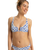 The Roxy Womens Artsy Tile U Bralette in Dazzling Blue Tile