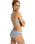 The Roxy Womens Artsy Tile U Bralette in Dazzling Blue Tile