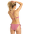 The Roxy Womens Beach Classics Athletic Tri Bikini Top in Heather Rose