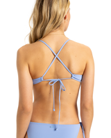 The Roxy Womens Beach Classics Athletic Tri Bikini Top in Grapemist