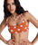 Hazy Days Bralette Bikini Top in Ginger Spice Flores