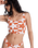 Hazy Days Crop Bikini Top in Ginger Spice Flora