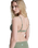 Love Fixed Tri Bikini Top in Oil Green