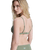 Love Fixed Tri Bikini Top in Oil Green