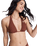 Sunshine Tiki Tri Elongated Bikini Top in Cappuccino