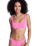 Paradise Bralette Bikini Top in Sangria Sunset