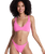 Paradise Elongated Tri Bikini Top in Sangria Sunset