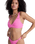 Paradise Elongated Tri Bikini Top in Sangria Sunset