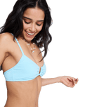 Palm Dreams Bralette Bikini Top in Tanager Turquoise