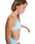 Palm Dreams Fixed Tri Bikini Top in Tanager Turquoise