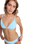 Palm Dreams Fixed Tri Bikini Top in Tanager Turquoise