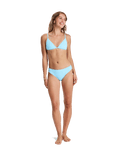 Palm Dreams Fixed Tri Bikini Top in Tanager Turquoise