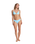Palm Dreams Fixed Tri Bikini Top in Tanager Turquoise