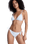 Island Tiki Tri Bikini Top in Coconut Milk
