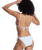 Island Tiki Tri Bikini Top in Coconut Milk