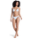 Island Tiki Tri Bikini Top in Coconut Milk