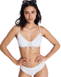 Island Bralette Bikini Top in Coconut Milk