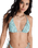 Wildside Tiki Tri Bikini Top in Oil Green Wildside Paisley