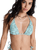 Wildside Tiki Tri Bikini Top in Oil Green Wildside Paisley