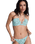 Wildside Bandeau Bikini Top in Oil Green Wildside Paisley
