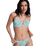 Wildside Bandeau Bikini Top in Oil Green Wildside Paisley