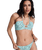 Wildside Bandeau Bikini Top in Oil Green Wildside Paisley