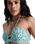 Wildside Bandeau Bikini Top in Oil Green Wildside Paisley