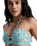 Wildside Bandeau Bikini Top in Oil Green Wildside Paisley