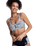 Pro Surf Athletic Bra Bikini Top in Anthracite Popiscus
