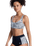 Pro Surf Athletic Bra Bikini Top in Anthracite Popiscus