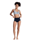 Pro Surf Athletic Bra Bikini Top in Anthracite Popiscus
