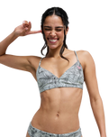 Pro Surf Athletic Tri Bikini Top in Anthracite Popiscus