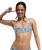 Pro Surf Athletic Tri Bikini Top in Anthracite Popiscus