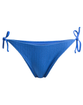 The Roxy Womens Aruba Tie Side Moderate Bikini Bottoms in Dazzling Blue