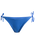 The Roxy Womens Aruba Tie Side Moderate Bikini Bottoms in Dazzling Blue
