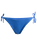 The Roxy Womens Aruba Tie Side Moderate Bikini Bottoms in Dazzling Blue