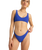 The Roxy Womens Aruba High Leg Cheeky Bikini Bottoms in Dazzling Blue