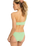 The Roxy Womens Aruba Moderate Bikini Bottoms in Sprucestone