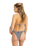 The Roxy Womens Gingham Cheeky Tie Side Bikini Bottoms in Anthracite