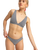 The Roxy Womens Gingham Bikini Bottoms in Anthracite
