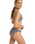 The Roxy Womens Gingham Bikini Bottoms in Anthracite