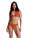 Current Coolness Hipster Bikini Bottoms in Ginger Spice