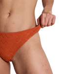 Current Coolness Hipster Bikini Bottoms in Ginger Spice