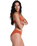 Current Coolness Moderate Bikini Bottoms in Ginger Spice